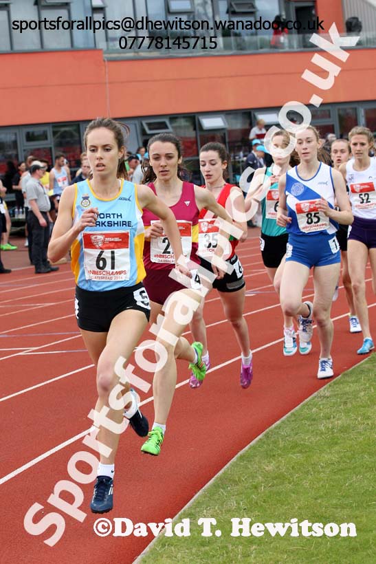 Senior girls 800 metres, English Schools Track and Field. Photo: David T. Hewitson/Sports for All Pics
